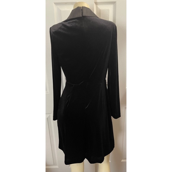 Velour tuxedo dress 4 - Picture 2 of 6
